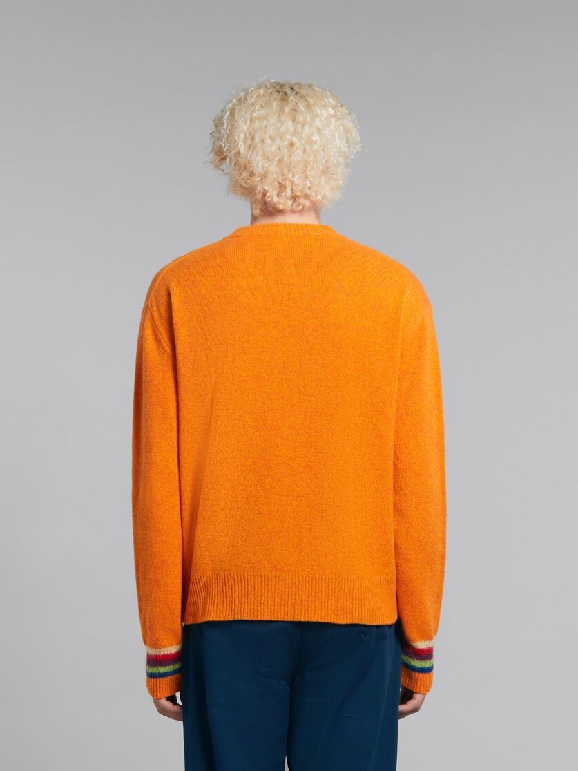 Marni o1w1db10125 Jumper With Jacquard Dragon in Orange Size US L / EU 52-54 / 3 - 2 Thumbnail