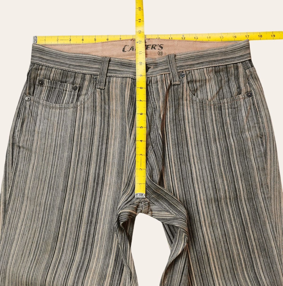 Carter's Carters Stripe Pants Size 33-34 x 39.5 Size US 34 / EU 50 - 7 Thumbnail