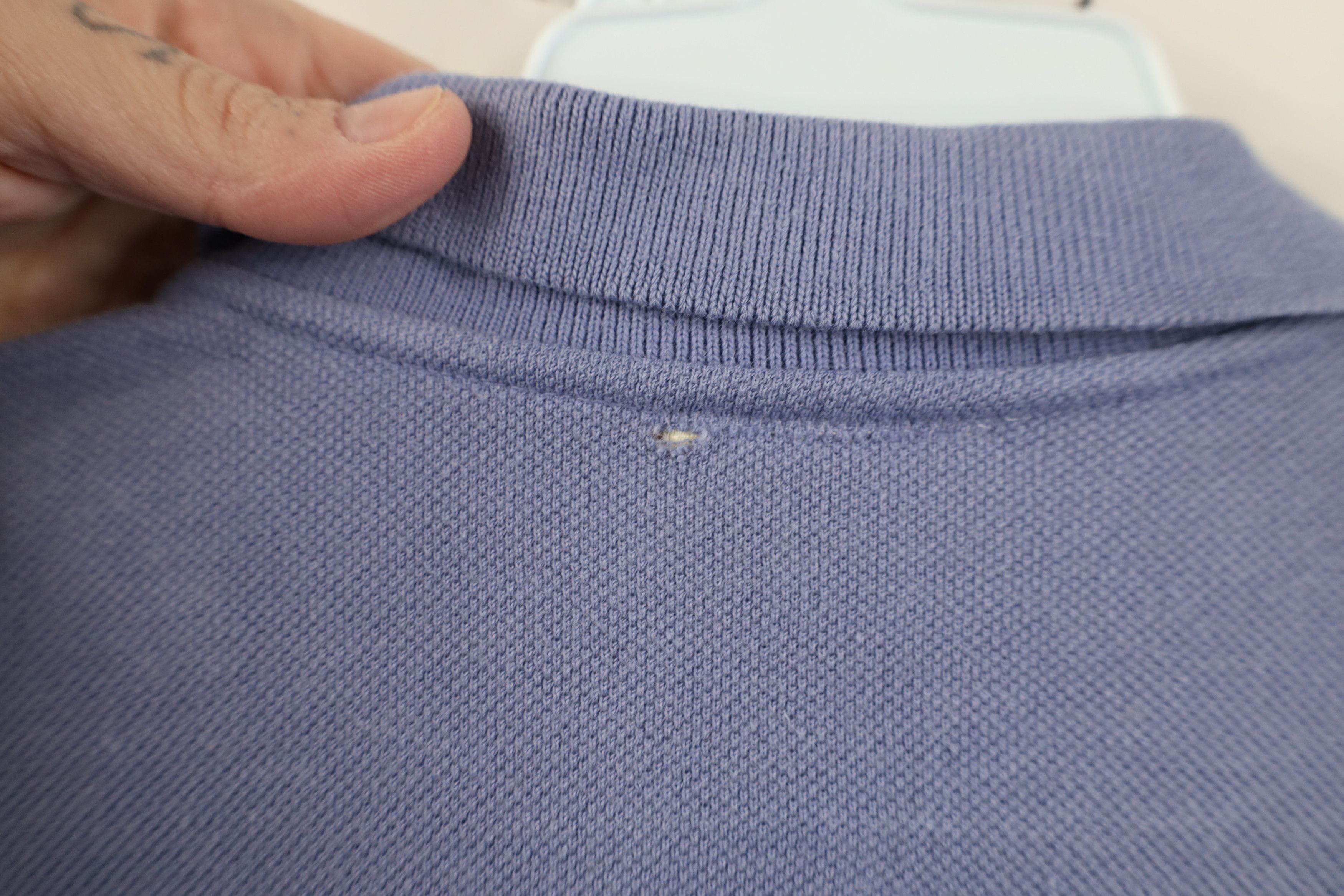 Vintage Vintage 90s Streetwear Nature Knit Polo Shirt Purple USA Size US XL / EU 56 / 4 - 11 Thumbnail