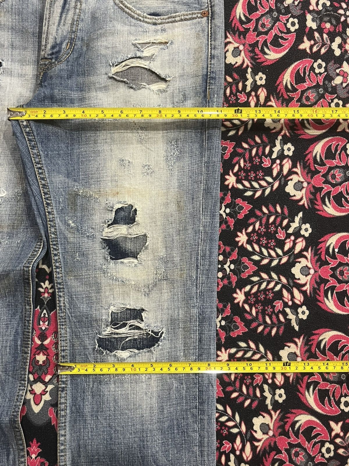 American Eagle Outfitters ⚡️Distressed⚡️American Eagle Outfitters Slim Straight Jeans Size US 30 / EU 46 - 15 Thumbnail