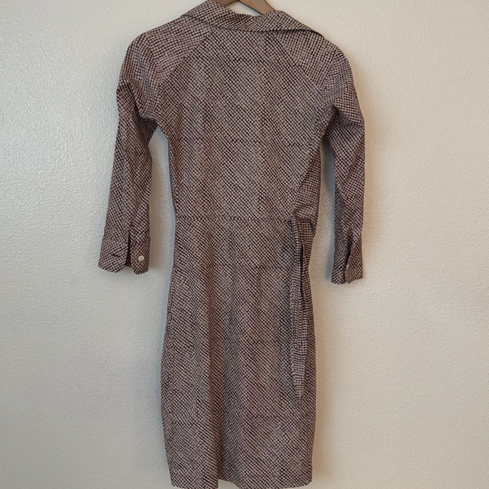Samantha Sung Samantha Sung S Red and White Patterned Wrap Dress Size S / US 4 / IT 40 - 7 Thumbnail