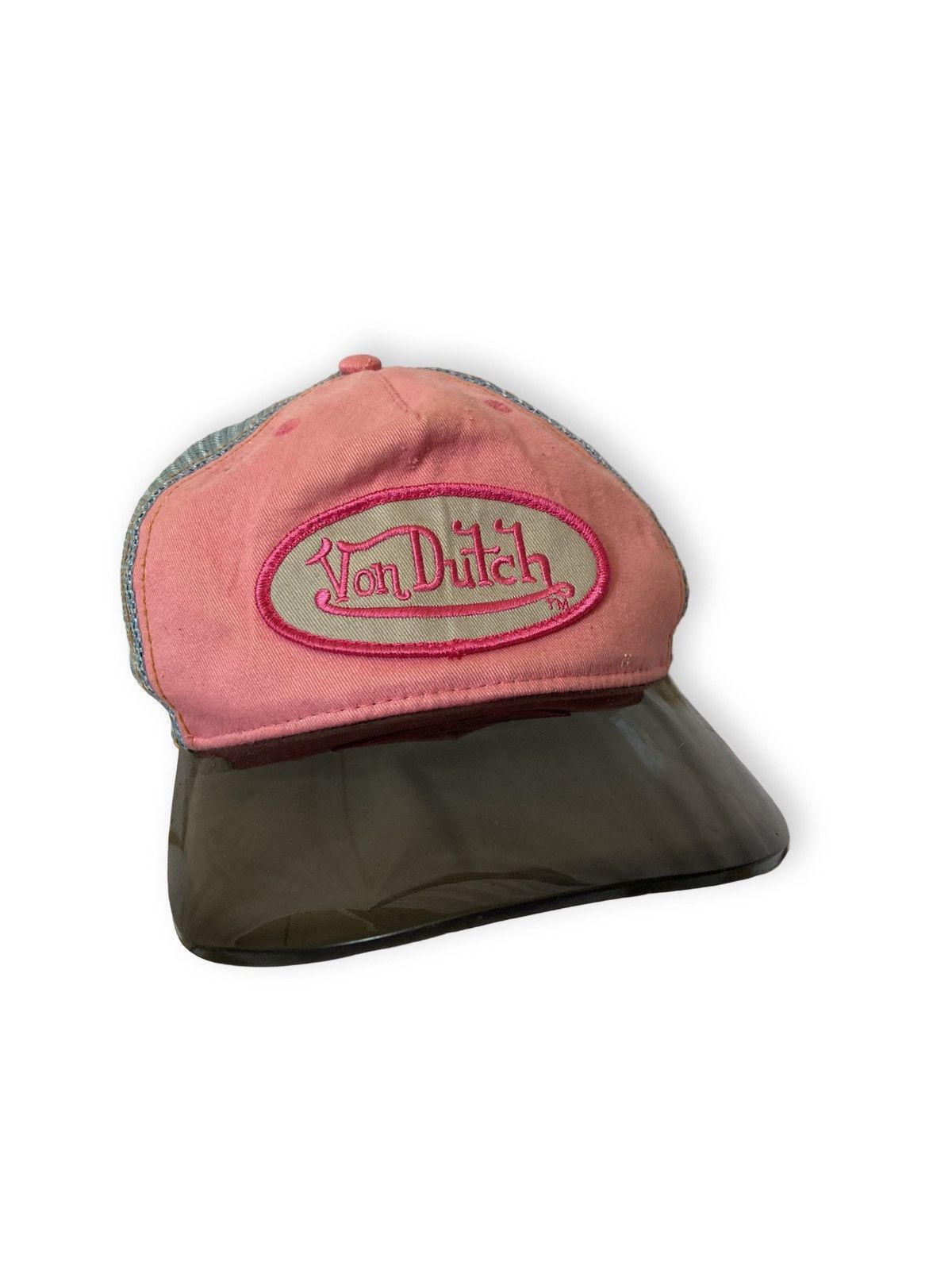 Von Dutch Von Dutch Cotton Candy Translucent Brim Trucker Hat Size ONE SIZE - 1 Thumbnail