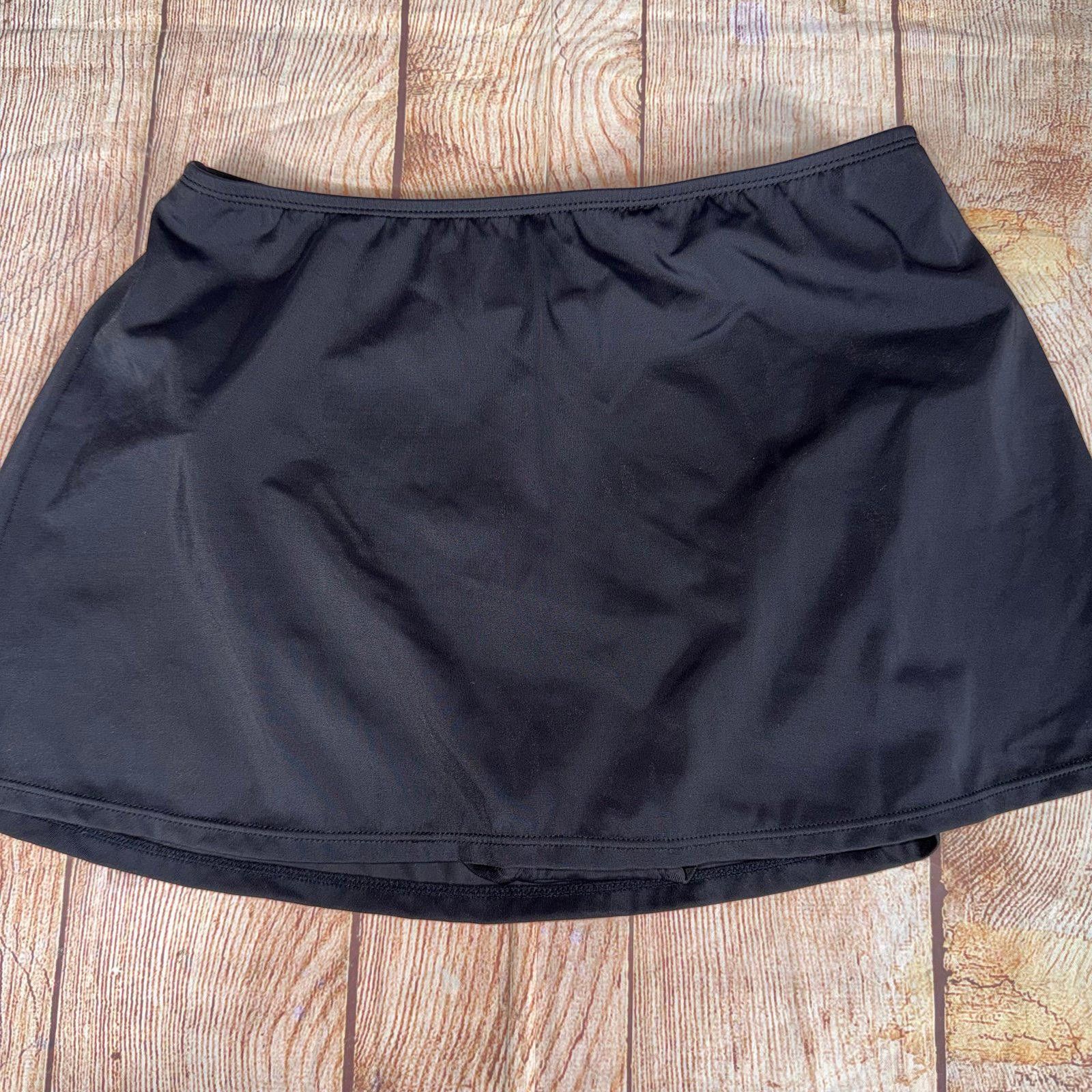Jantzen Jantzen Size 8 Black Swim Skirt Size ONE SIZE - 1 Thumbnail