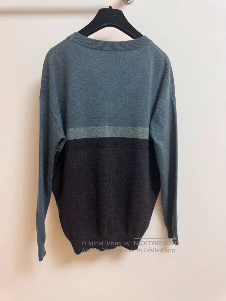 Brunello Cucinelli Brunello Cucinelli Blue-Grey Cashmere Knit Sweater, Exquis Size XS / US 0-2 / IT 36-38 - 2 Thumbnail
