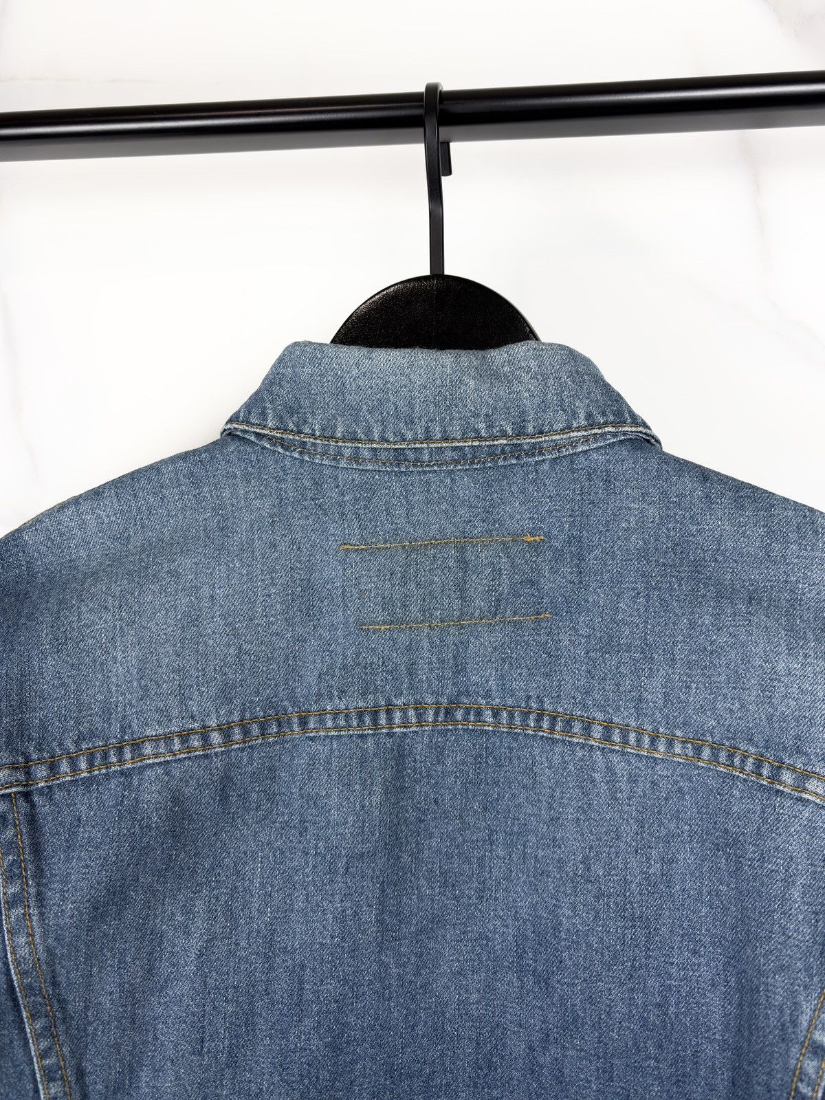 Gucci Gucci Tom Ford Vintage Two Pocket Button Up Denim Jacket Size US S / EU 44-46 / 1 - 5 Thumbnail