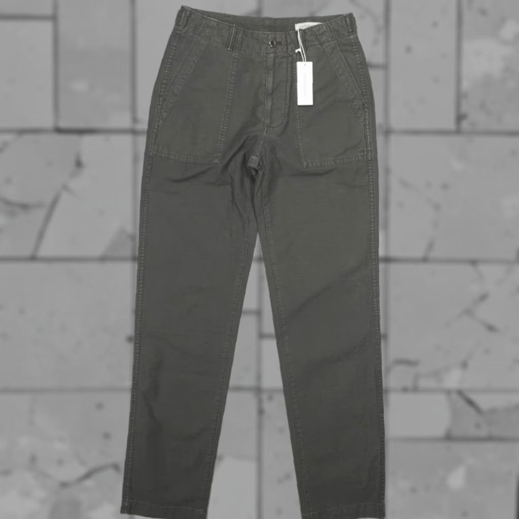 Outerknown Outerknown The Utilitarian Pants Men 28x32 Organic Cotton SOT Grey Cargo Pants Straight Leg Regular Fit (Gray) Size US 28 / EU 44 - 1 Thumbnail