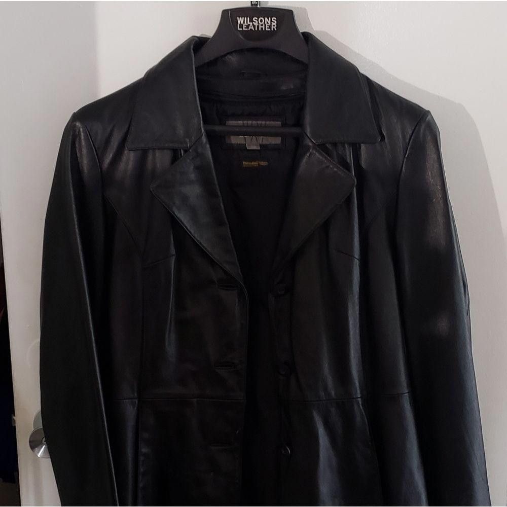 Wilsons Leather CT1246a Wilson Leather Ladies Coat & Wilson Gloves XL Size XL / US 12-14 / IT 48-50 - 1 Thumbnail