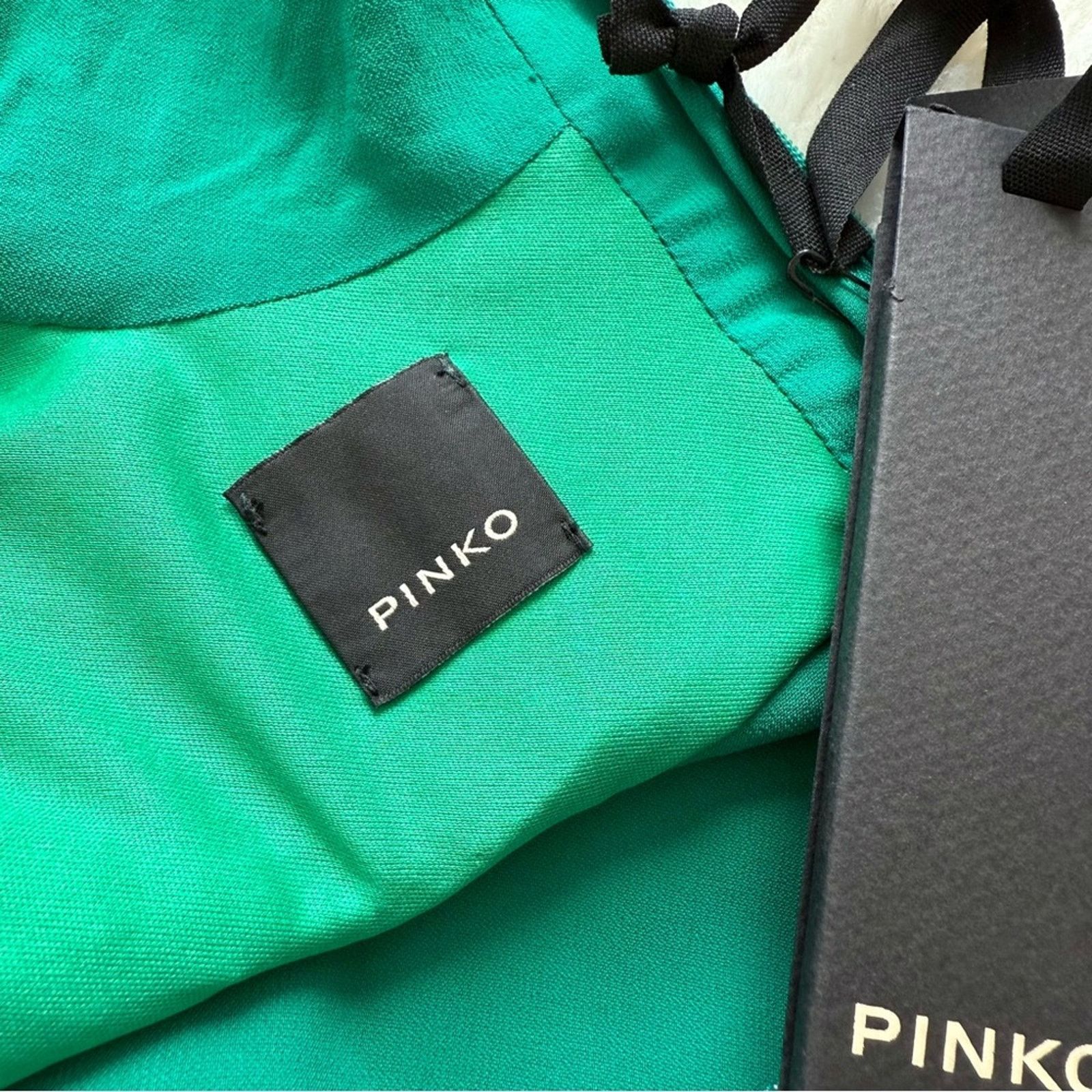 Pinko NWT!!! PINKO women sequins green dress size S Retail 448$ Size S / US 4 / IT 40 - 8 Thumbnail