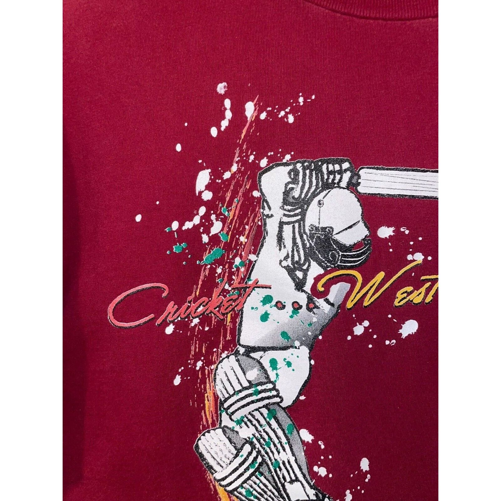 Vintage Vintage Cricket Shirt West Indies Style Trinidad Tobago 90s Size US L / EU 52-54 / 3 - 2 Thumbnail