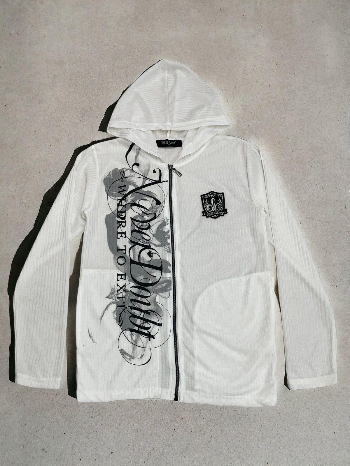 Wild Life Affliction Never Doubt Patches Hoodie