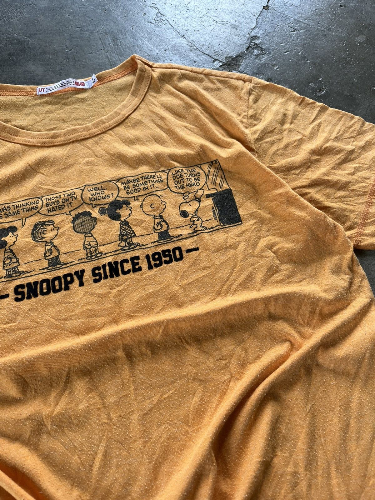 Japanese Brand × Peanuts × Uniqlo ⚡️Uniqlo x Peanuts Snoopy Cartoon Logo Tees Size US S / EU 44-46 / 1 - 3 Thumbnail