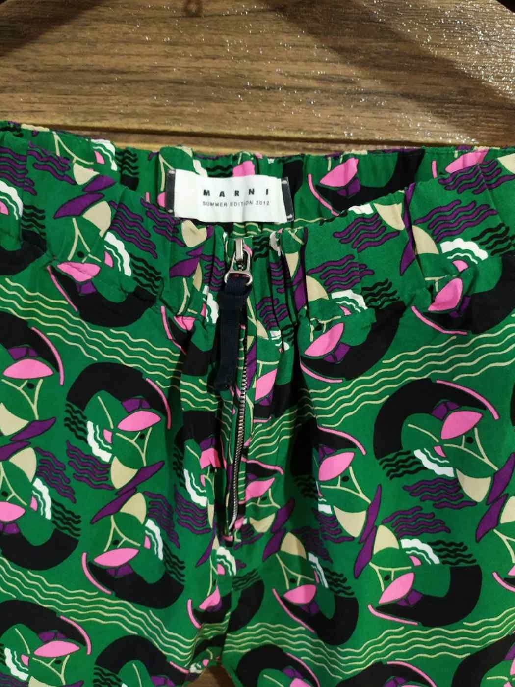 Marni Rare!! Marni Summer 2012 Full print Art Short Pants Size US 29 - 2 Thumbnail