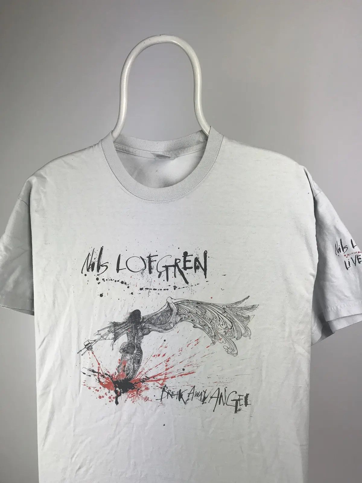 Band Tees Nils Lofgren T-shirt album breakaway angel rock size Large Size US L / EU 52-54 / 3 - 2 Thumbnail