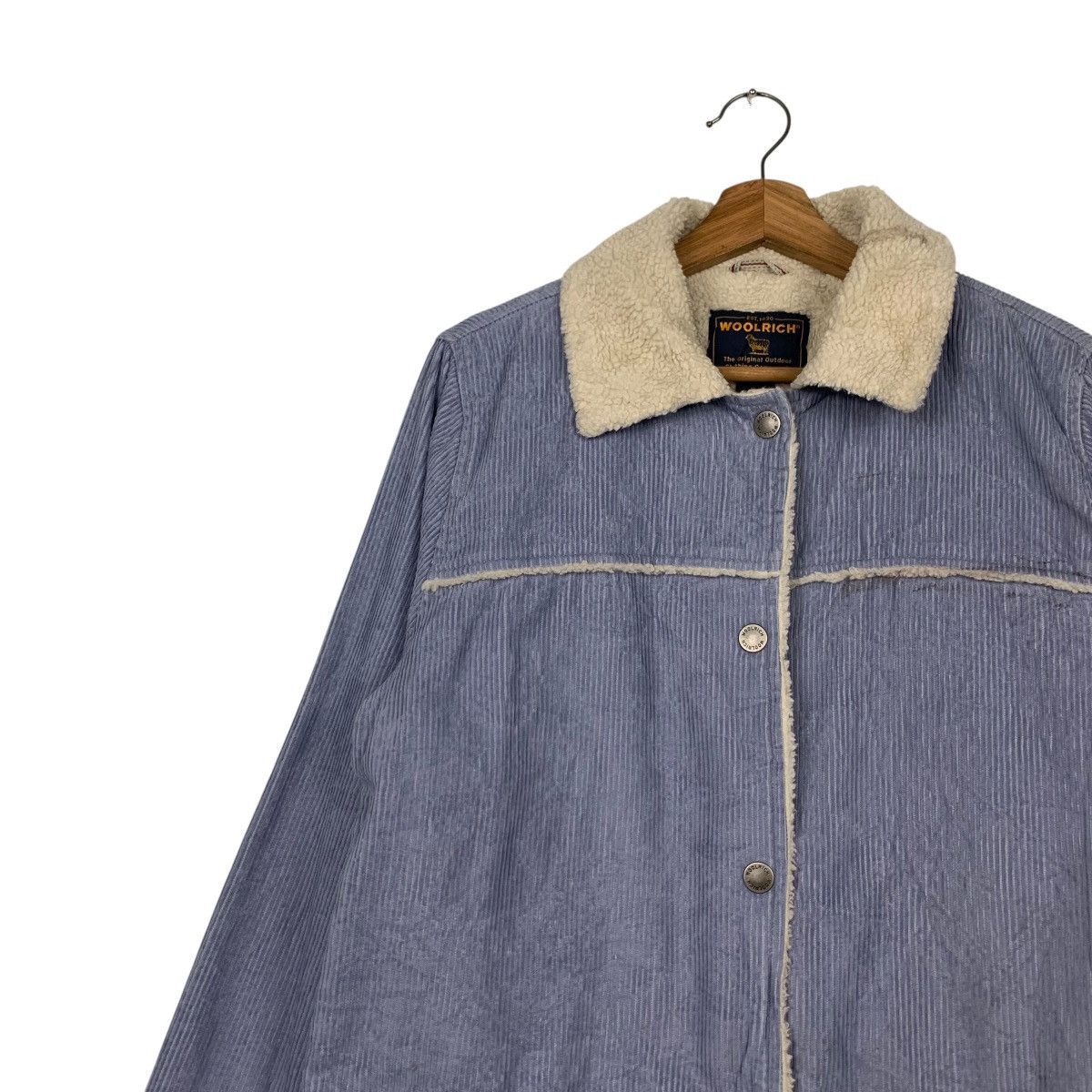 Woolrich Woolen Mills WOOLRICH Fleece Lined Deep Opal Corduroy Jacket #2285-C101 Size US S / EU 44-46 / 1 - 6 Thumbnail