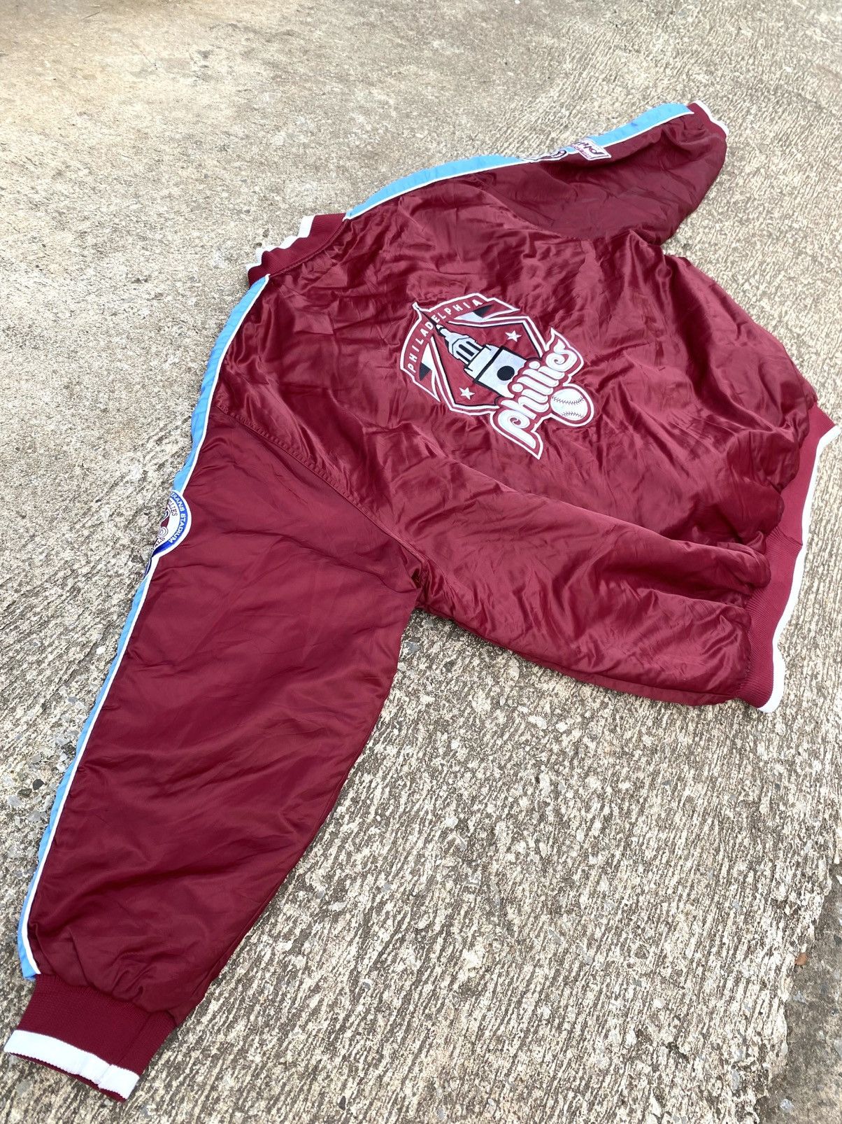MLB Vintage Philadelphia Phillies Bomber Jacket MLB Baseball Size US XXL / EU 58 / 5 - 7 Thumbnail