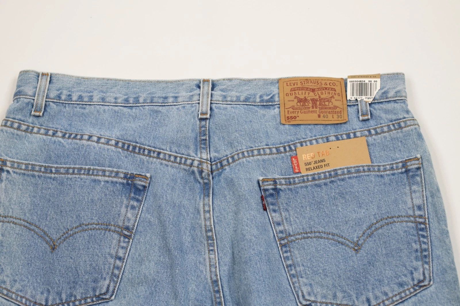 Levi's Deadstock Vintage Y2K 2000 Levis 550 Relaxed Fit Jeans Size US 40 / EU 56 - 6 Thumbnail