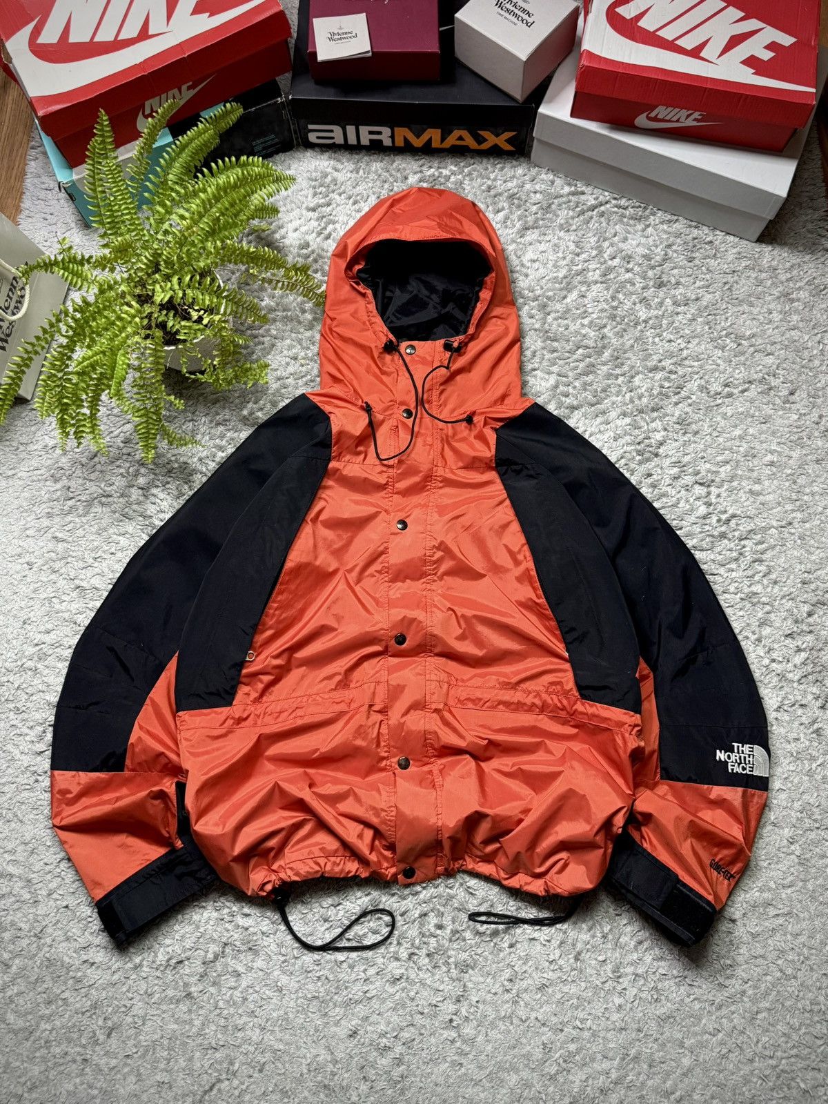 The North Face 90s TNF Gore-tex Jacket Vintage Outdoor Drill Streetwear Y2K Size US L / EU 52-54 / 3 - 1 Thumbnail