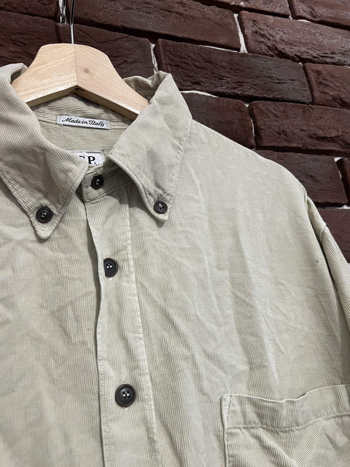 C.P. Company Vintage C.P. Company Corduroy Button Up Shirt Rare 6 Size US XL / EU 56 / 4 - 4 Thumbnail