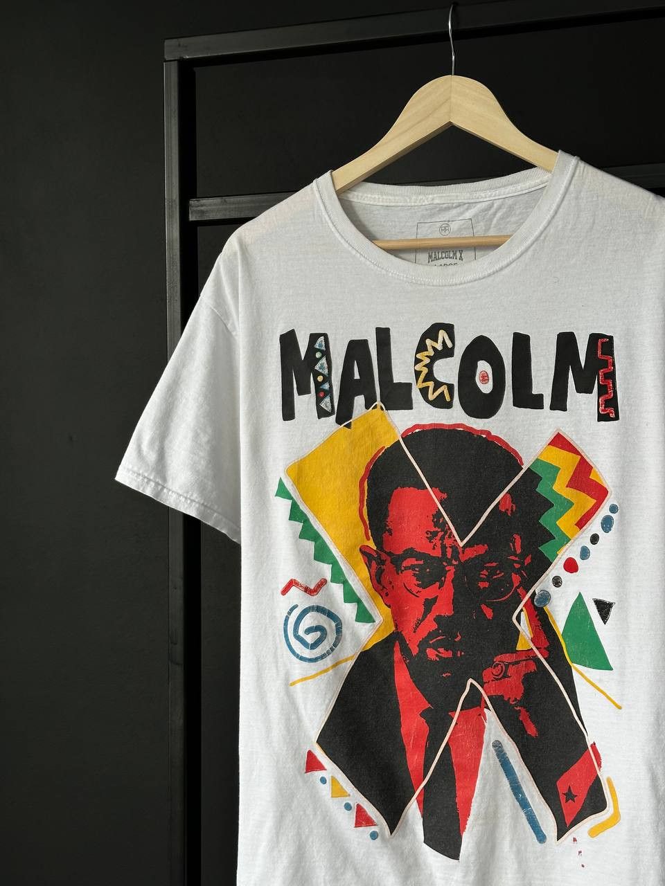 Rap Tees Malcolm X Reason White Movie T Shirt Size US L / EU 52-54 / 3 - 3 Thumbnail