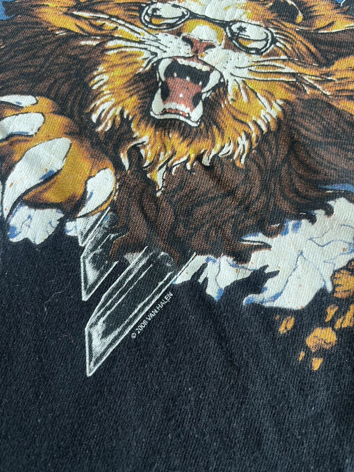 Vintage Vintage VAN HALEN 2008’s T-shirt ( XXXL) Anvil Blue Size US XXL / EU 58 / 5 - 6 Thumbnail