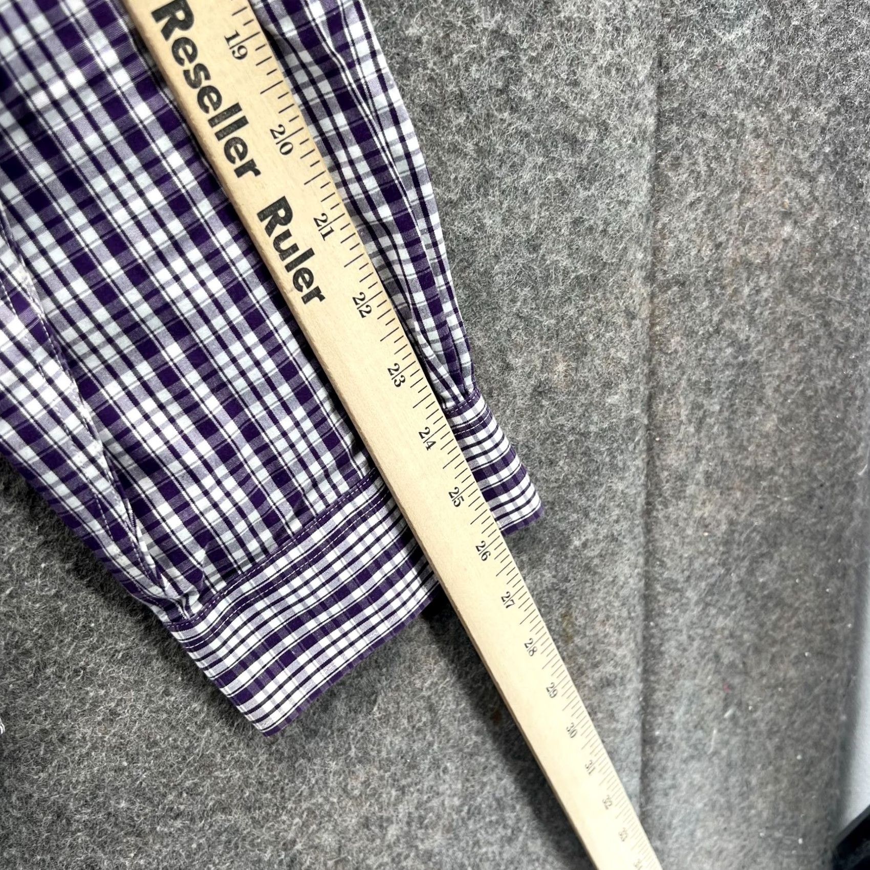 Brooks Brothers VINTAGE Brooks Brothers Shirt Mens XL Purple Button-Down Plaid Gingham Check Oxford Button-Up Long Sleeve Casual Formal Workwear Business Size US XL / EU 56 / 4 - 5 Thumbnail