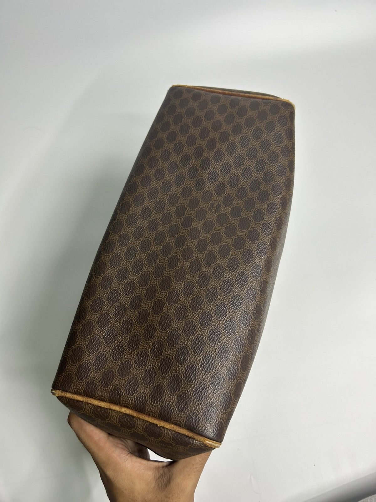 Celine Celine Brown Macadam Handbag Size ONE SIZE - 5 Thumbnail