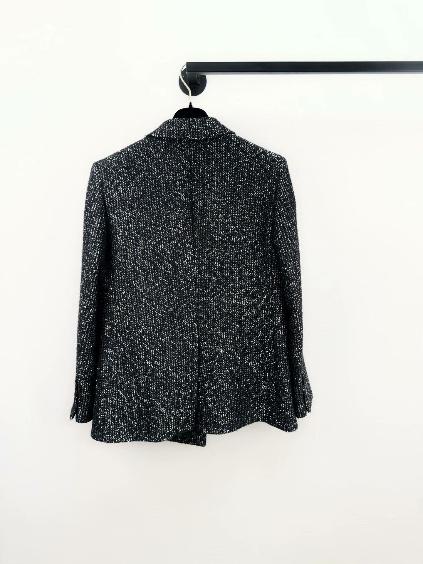 Saint Laurent Paris Saint Laurent Sequin-Embellished Blazer Size S / US 4 / IT 40 - 1 Thumbnail