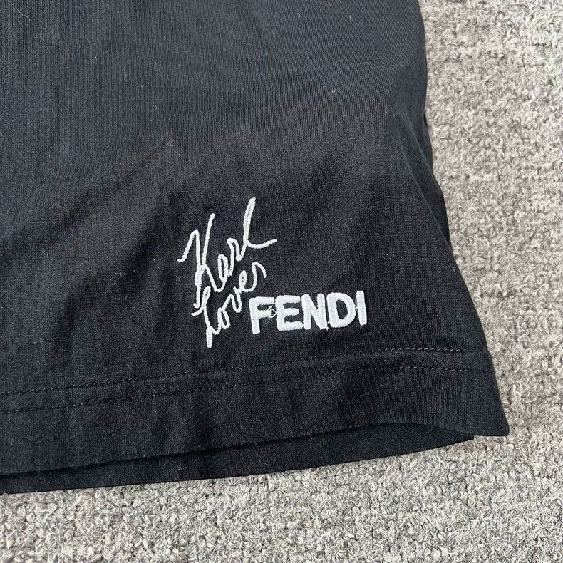 Fendi Fendi Logo Short Sleeve TShirt Size US L / EU 52-54 / 3 - 5 Thumbnail