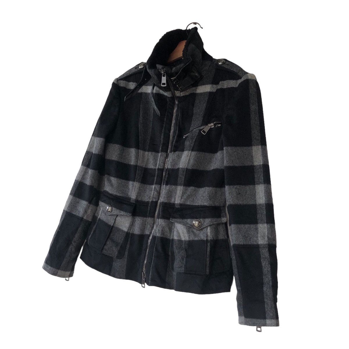 🔥🔥AW2011 BURBERRY OF LONDON WOOL TARTAN JACKET🔥🔥