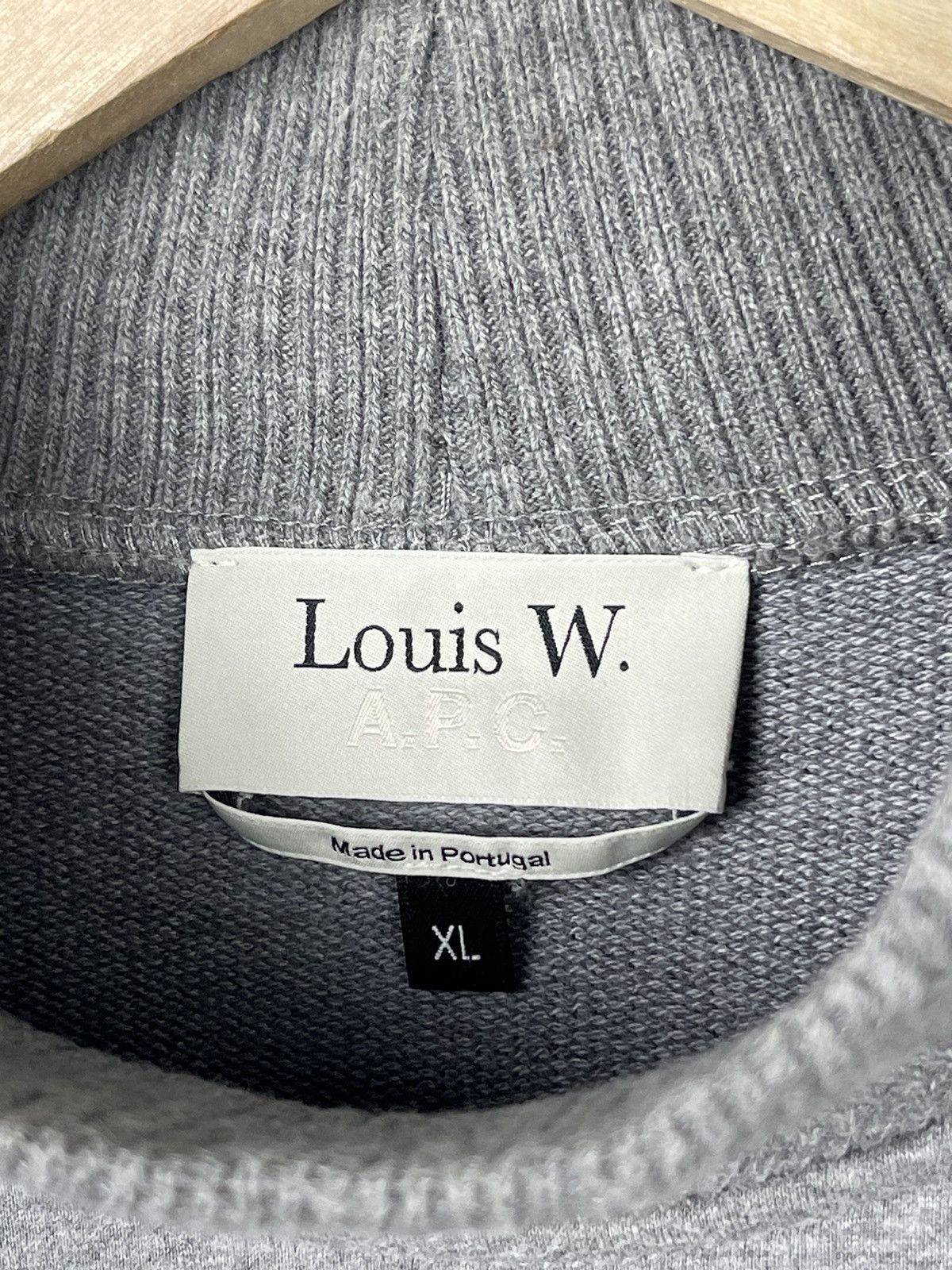 A.P.C. × Louis W. A.P.C. x Louis W. Grey Turtleneck Sweatshirt Men’s Size XL Size US XL / EU 56 / 4 - 3 Thumbnail