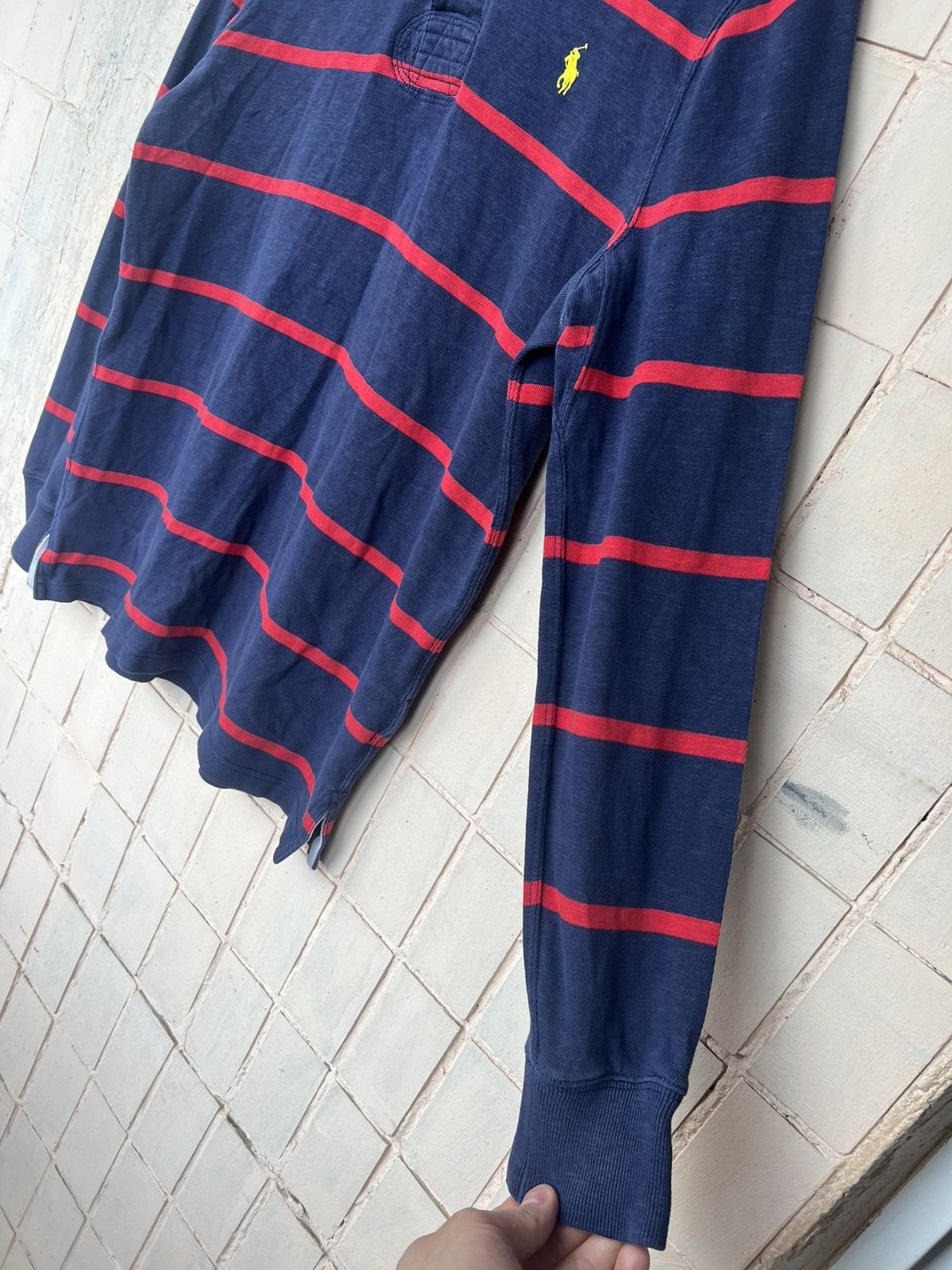 Polo Ralph Lauren Vintage 90s Polo Ralph Lauren Rugby Long Sleeve Shirt Size US S / EU 44-46 / 1 - 6 Thumbnail