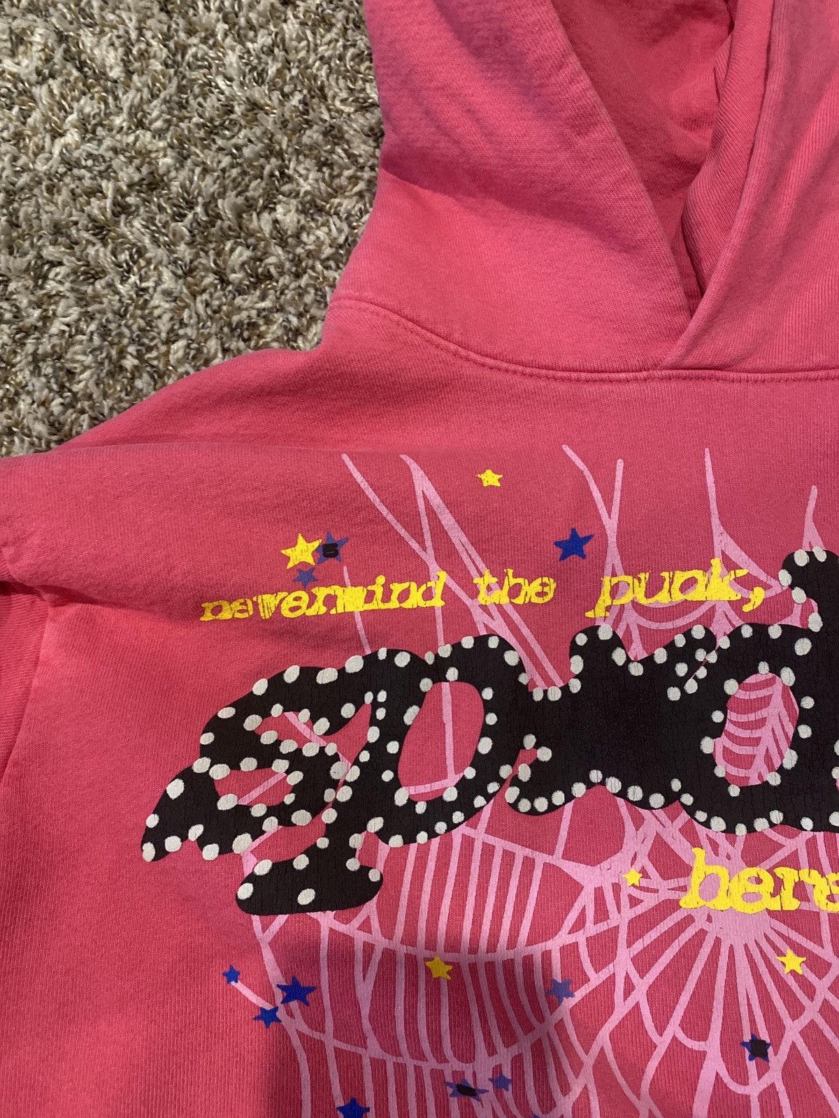 Sp5der Pink Sp5der hoddie Size US M / EU 48-50 / 2 - 11 Thumbnail