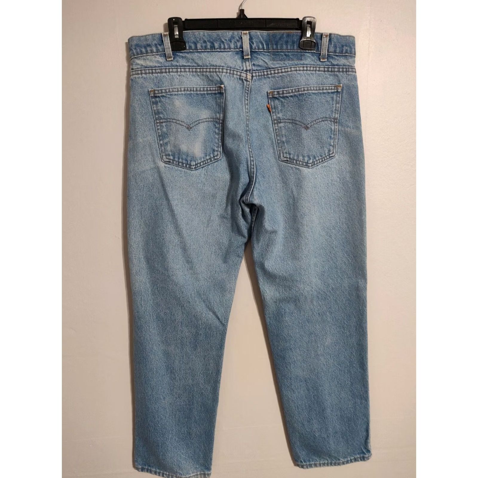 Levi's VINTAGE Levi's Jeans Orange Tab Light Denim USA Mens 38x30 Size US 38 / EU 54 - 2 Thumbnail