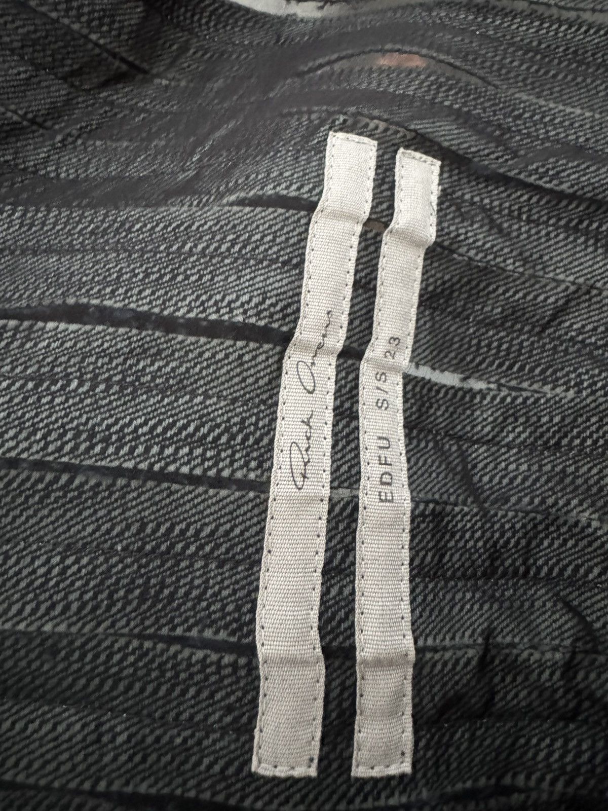Rick Owens rick owens denim waxed peter jacket EDFU Size US XXS / EU 40 - 4 Thumbnail
