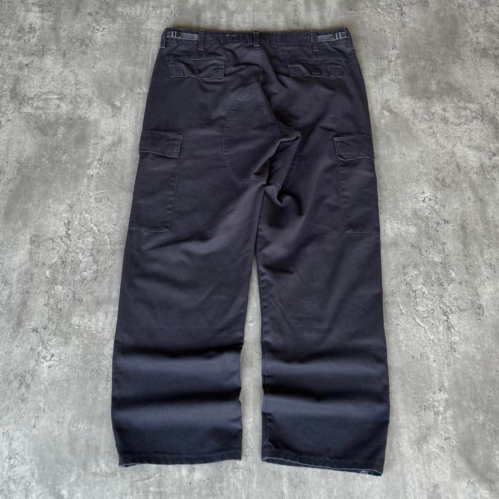 Japanese Brand × Vintage Crazy Y2K Baggy Carhartt Style Double Knee Cargo Tech Pants Size US 37 - 2 Thumbnail