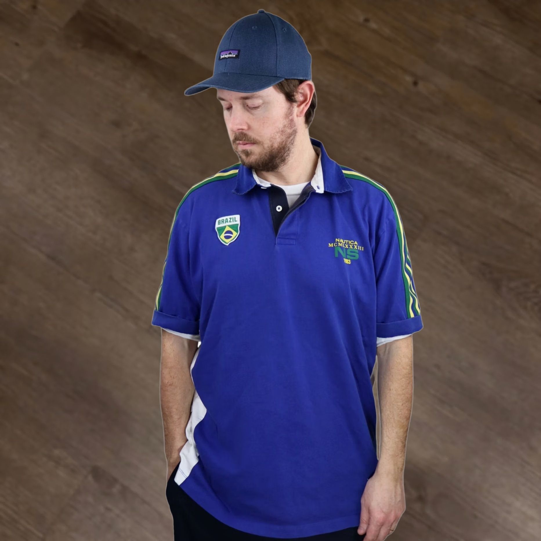 Nautica Nautica Polo Shirt Embroidered Blue Men XL Short Sleeve Rugby Casual Polo Sport Shirt Mens XL Size US XL / EU 56 / 4 - 1 Thumbnail