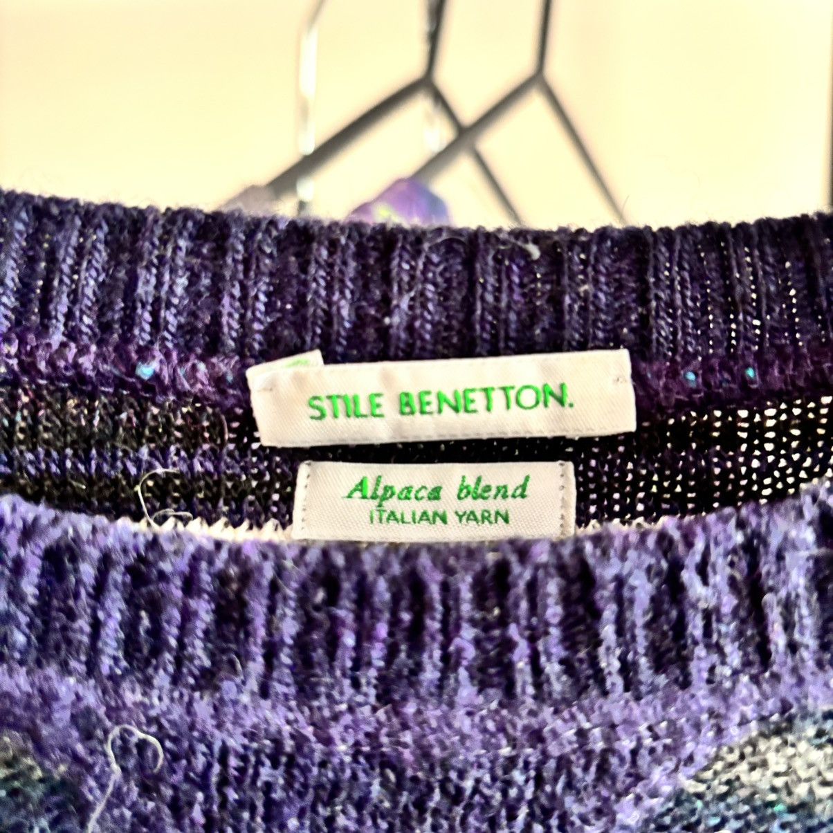 Hysteric Glamour 🇮🇹Vintage Stile Benetton Alpaca Blend Knit Wool Sweater Size US M / EU 48-50 / 2 - 3 Thumbnail
