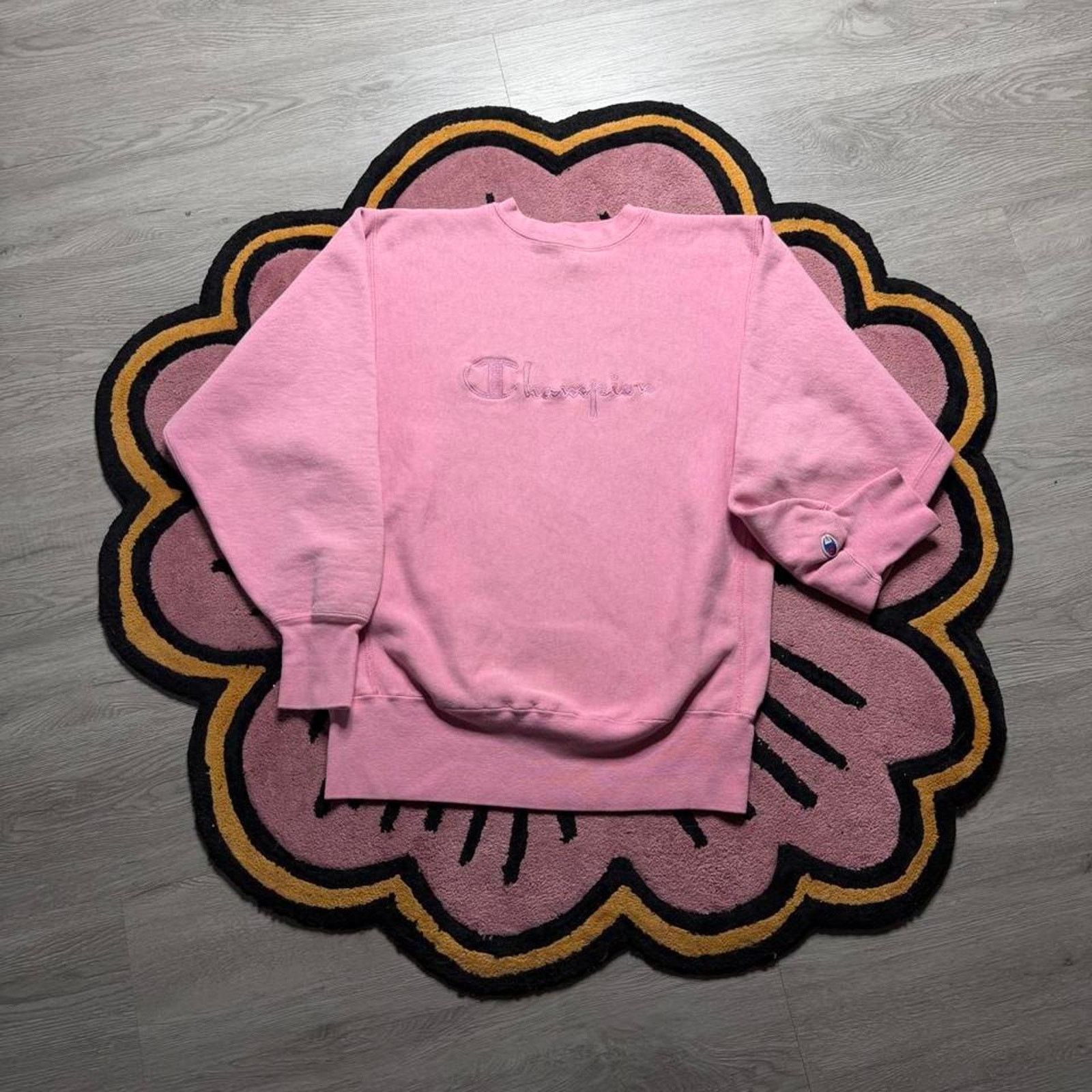 Champion × Vintage Vintage 90’s Champion Reverse Weave Embroidered Sweatshirt Size US L / EU 52-54 / 3 - 1 Thumbnail
