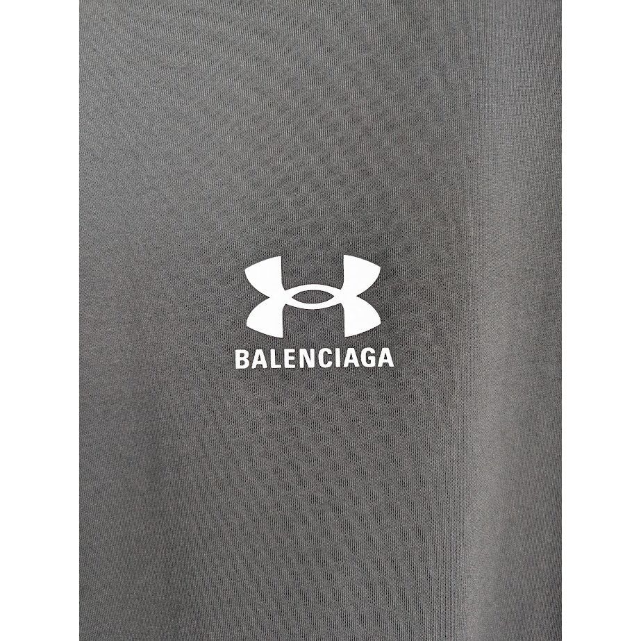 Balenciaga × Under Armour o1rshd1 Q:2 / Print Vint Medium Fit T-Shirt in Black Size US S / EU 44-46 / 1 - 4 Thumbnail