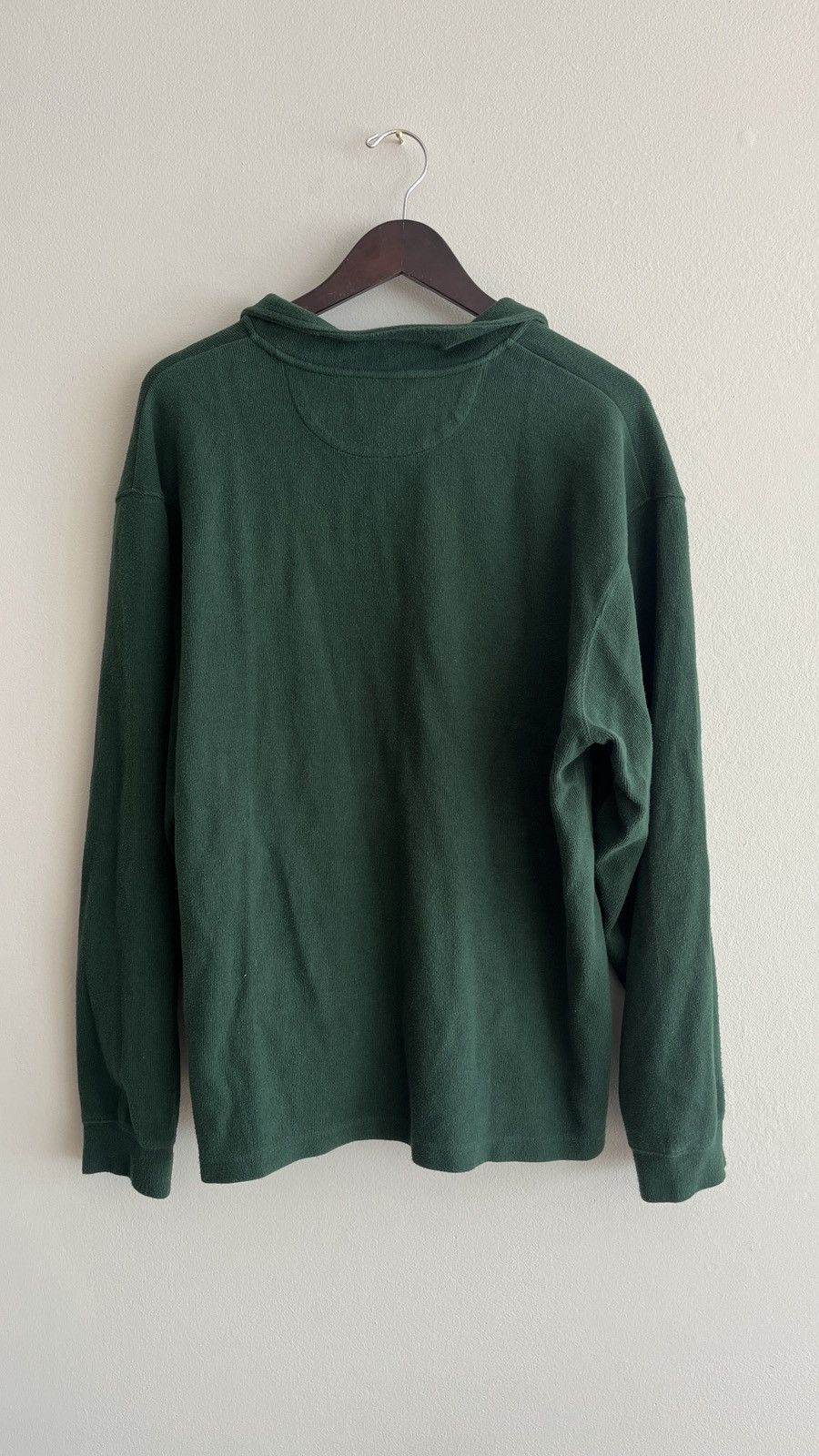 Chaps Chaps Green Embroidered 1/4 Zip Size US XL / EU 56 / 4 - 3 Thumbnail