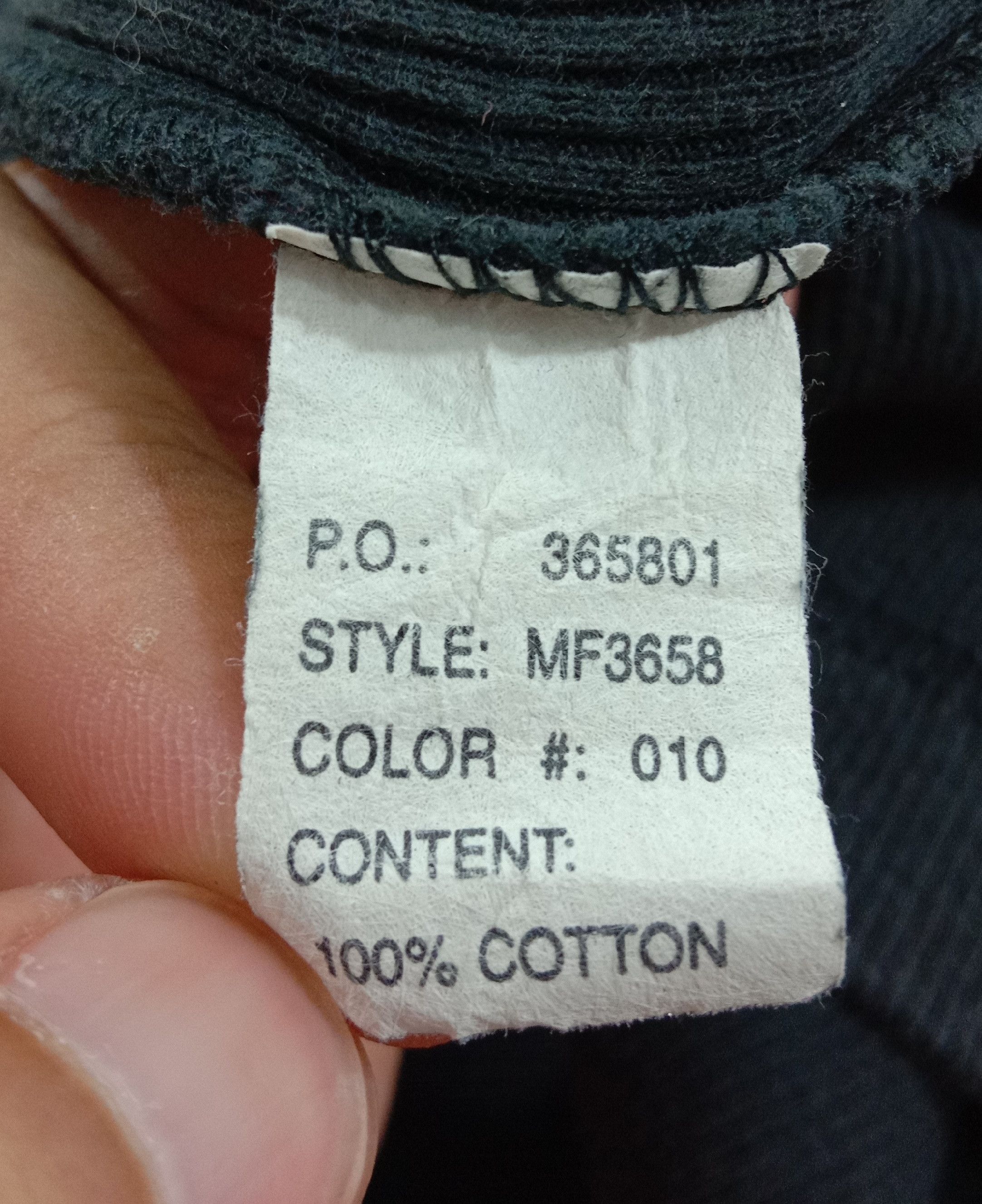 Perry Ellis Vintage Perry Ellis Ribbed Black Tee Size US M / EU 48-50 / 2 - 6 Thumbnail
