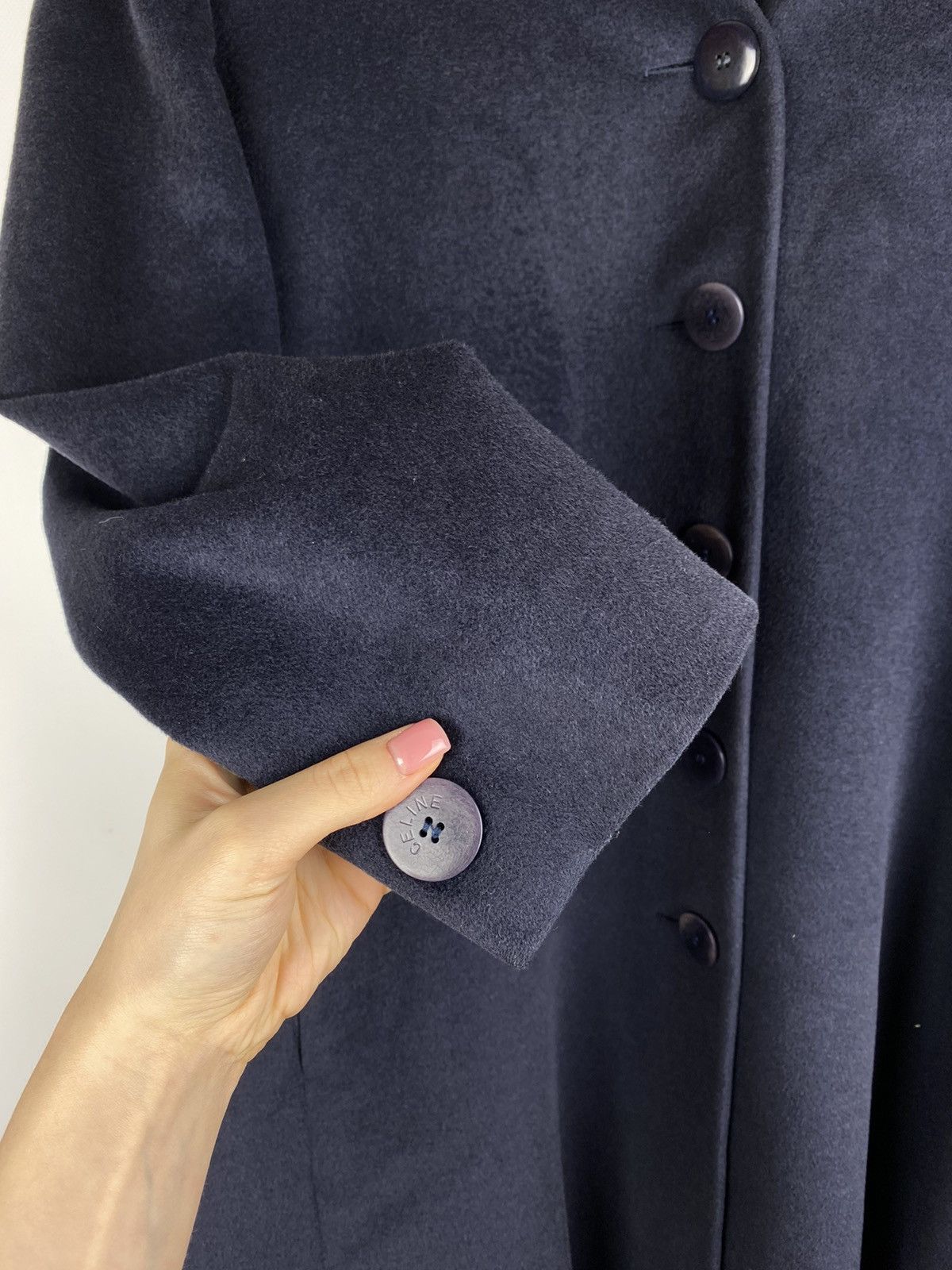 Celine Celine vintage ladies wool coat jacket size ~ 44 Size M / US 6-8 / IT 42-44 - 9 Thumbnail