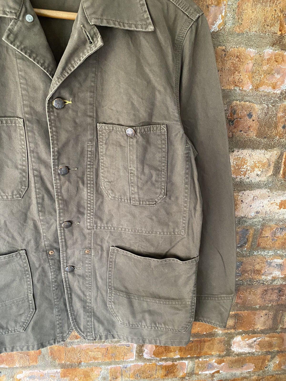 Blue Blue Japan 1990s 🔥 Blue Blue Japan Hr Market olive brown twill jacket Size US M / EU 48-50 / 2 - 5 Thumbnail