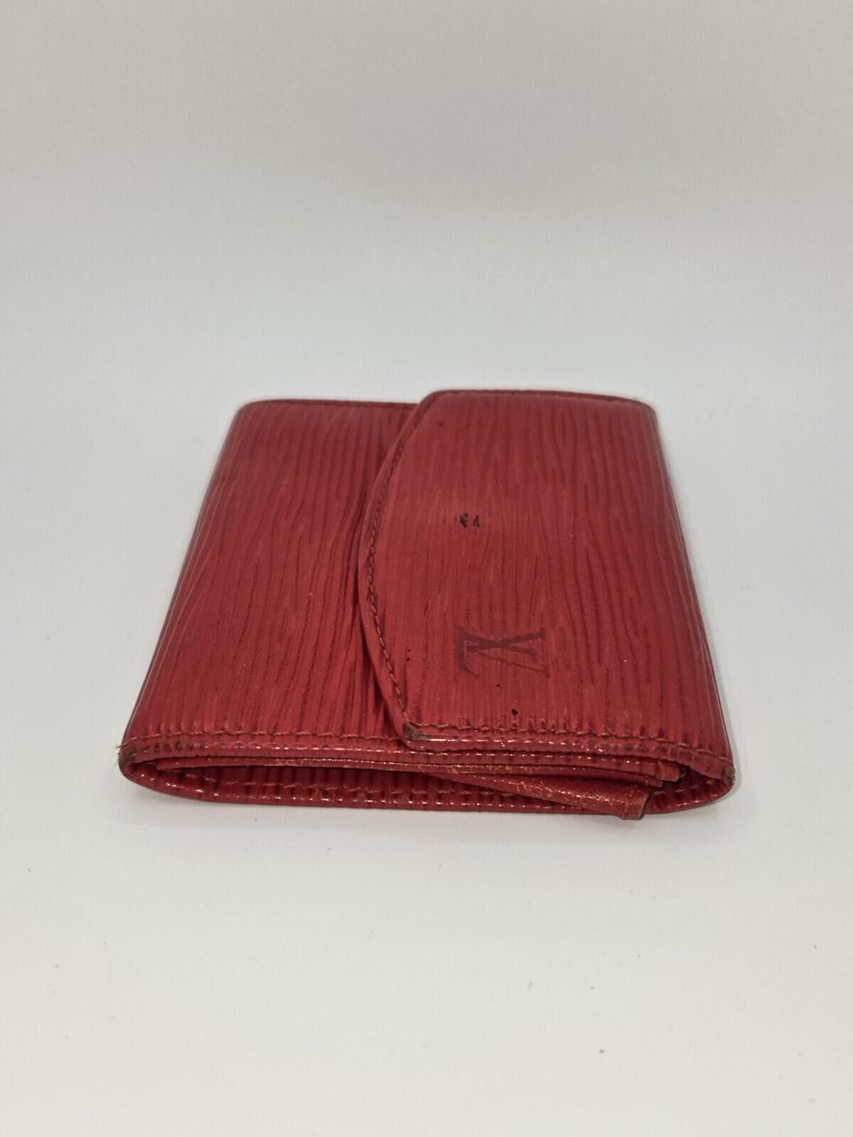 Louis Vuitton Louis Vuitton Epi Leather Castilian Red Wallet Spain M63587 Size ONE SIZE - 5 Thumbnail