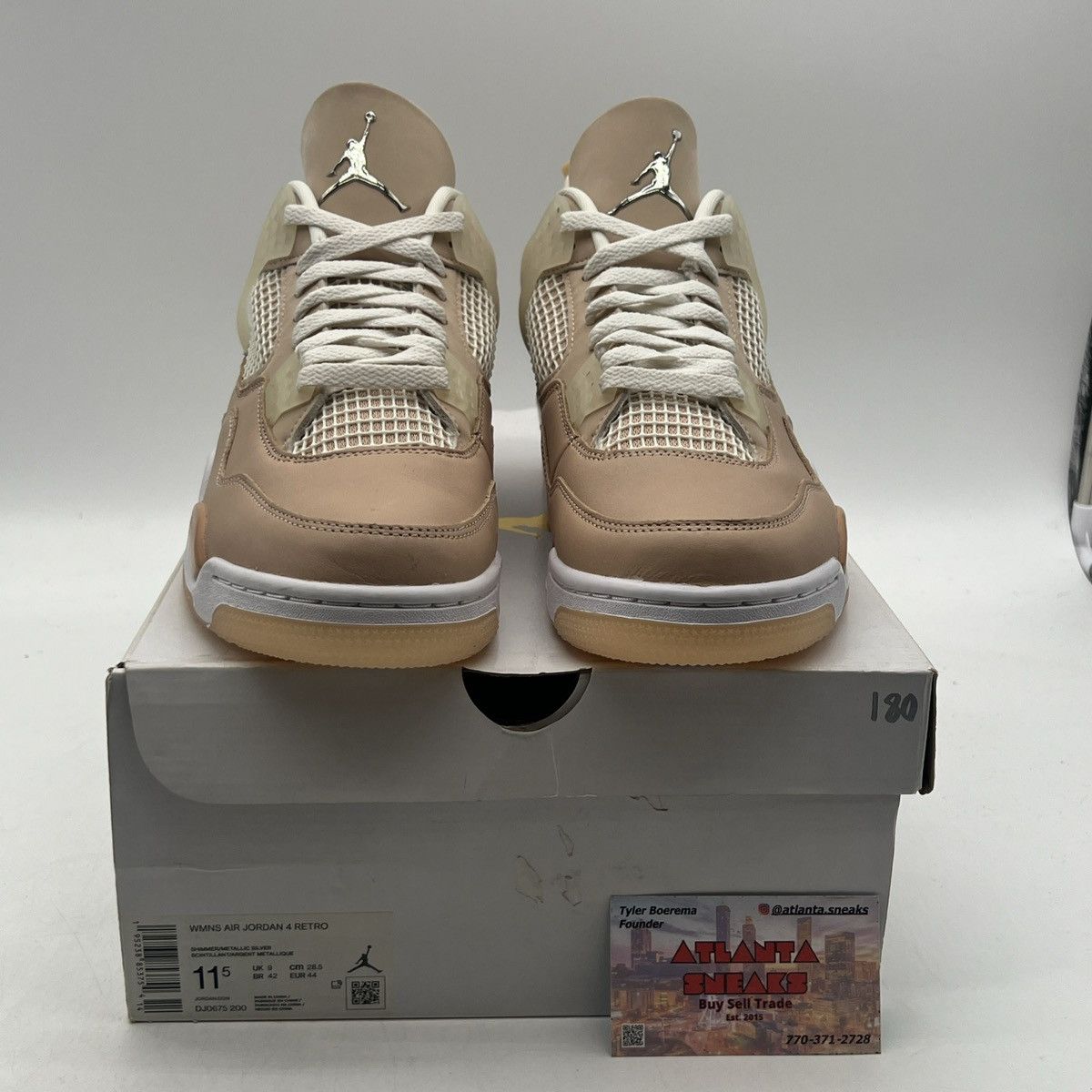 Jordan Brand Wmns air Jordan 4 shimmer Size US 11.5 / EU 44-45 - 2 Thumbnail