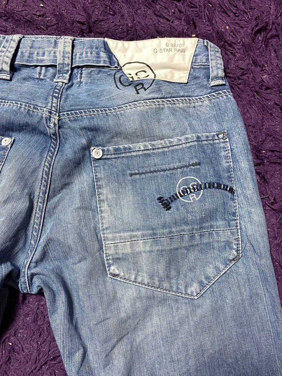 G-Star Vintage G-Star Raw jeans blue Y2K streetwear Size US 34 / EU 50 - 17 Thumbnail
