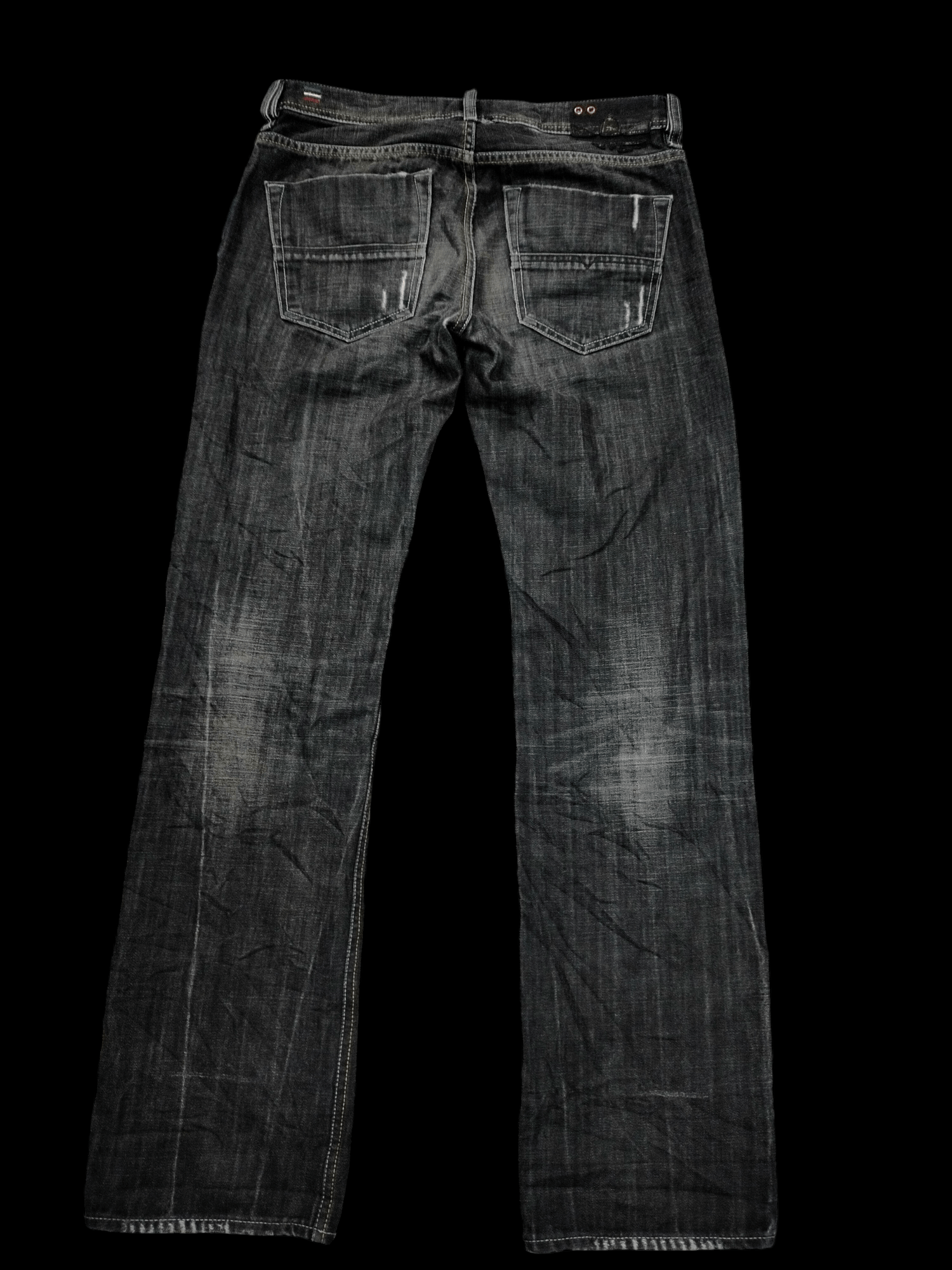 Adidas 🔥 Vintage 🔥Adidas x Diesel Mudwash Distressed Jeans Size US 30 / EU 46 - 2 Thumbnail