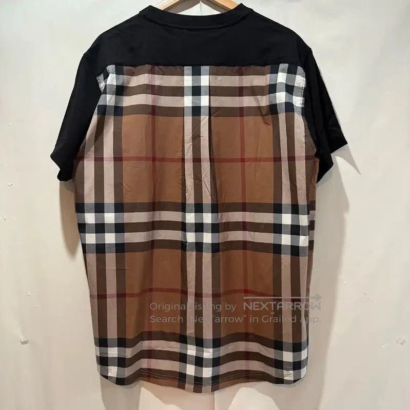 Burberry Burberry Colorblock Cotton Tee for Women. Size M / US 6-8 / IT 42-44 - 2 Thumbnail