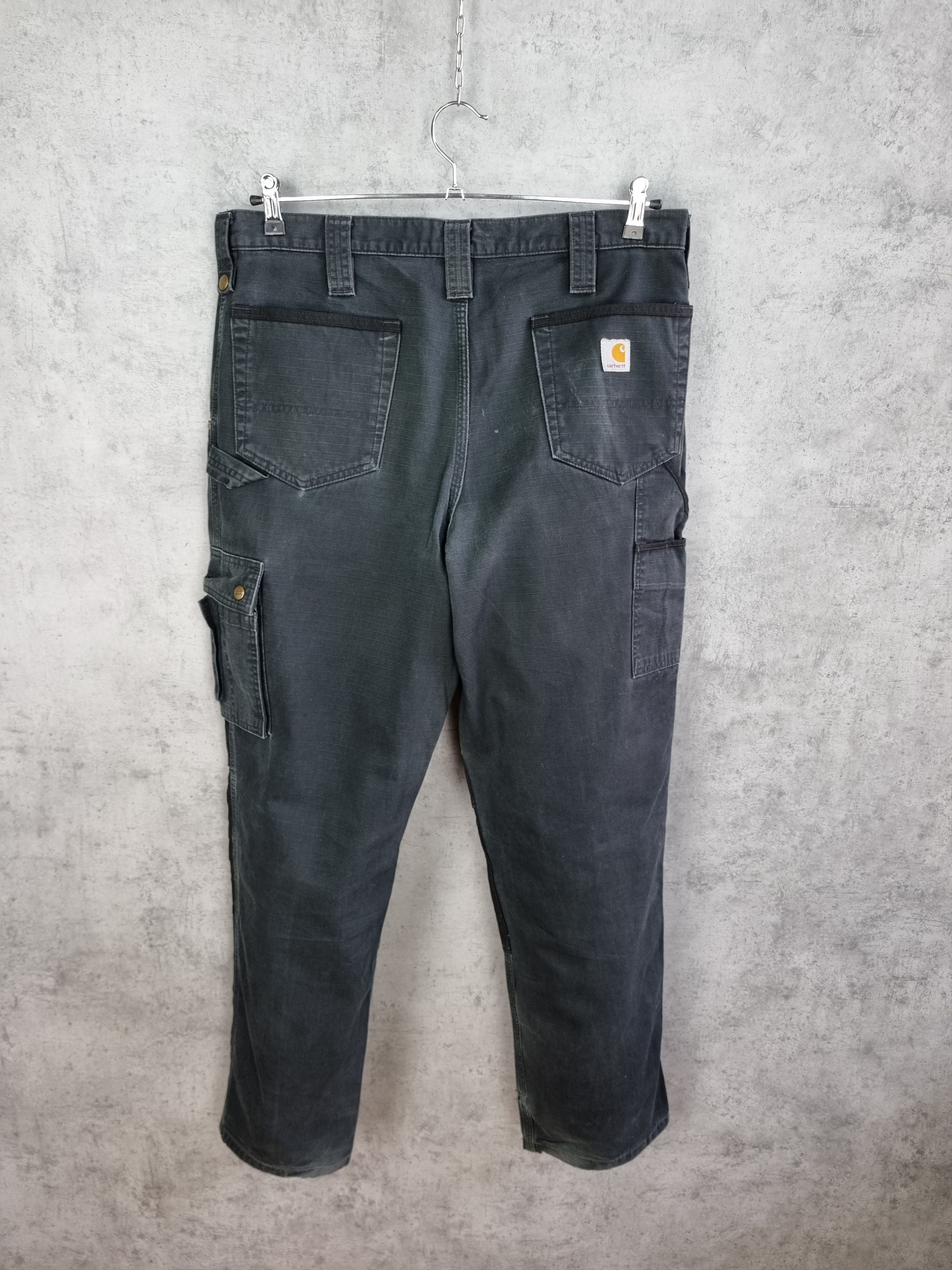 Carhartt × Vintage Faded CARHARTT Double knees Cargo Worker Pants Size US 34 / EU 50 - 5 Thumbnail