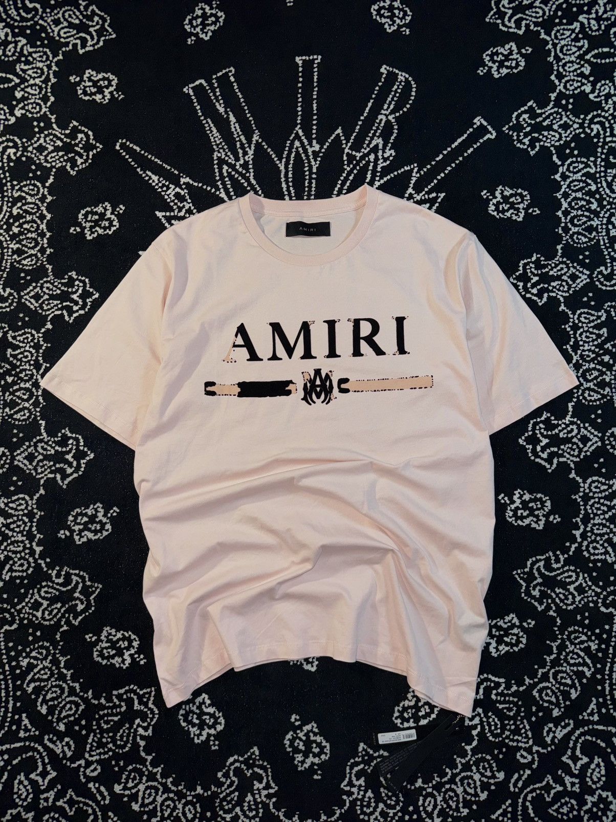 Amiri AMIRI BAR MA LOGO TEE Size US M / EU 48-50 / 2 - 1 Thumbnail
